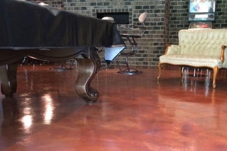 Concrete staining in your home or business in Austin, TX